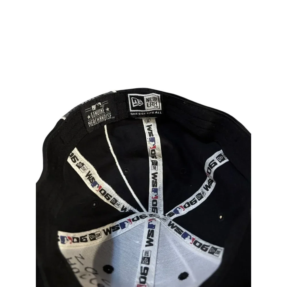 St Louis Cardinals  New Era  2006 World Series Champions Hat Black Silver‎